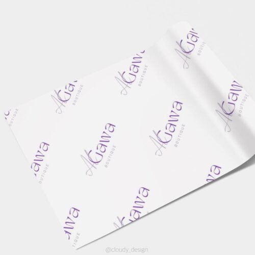 ورق تغليف (خلفية بيضاء)