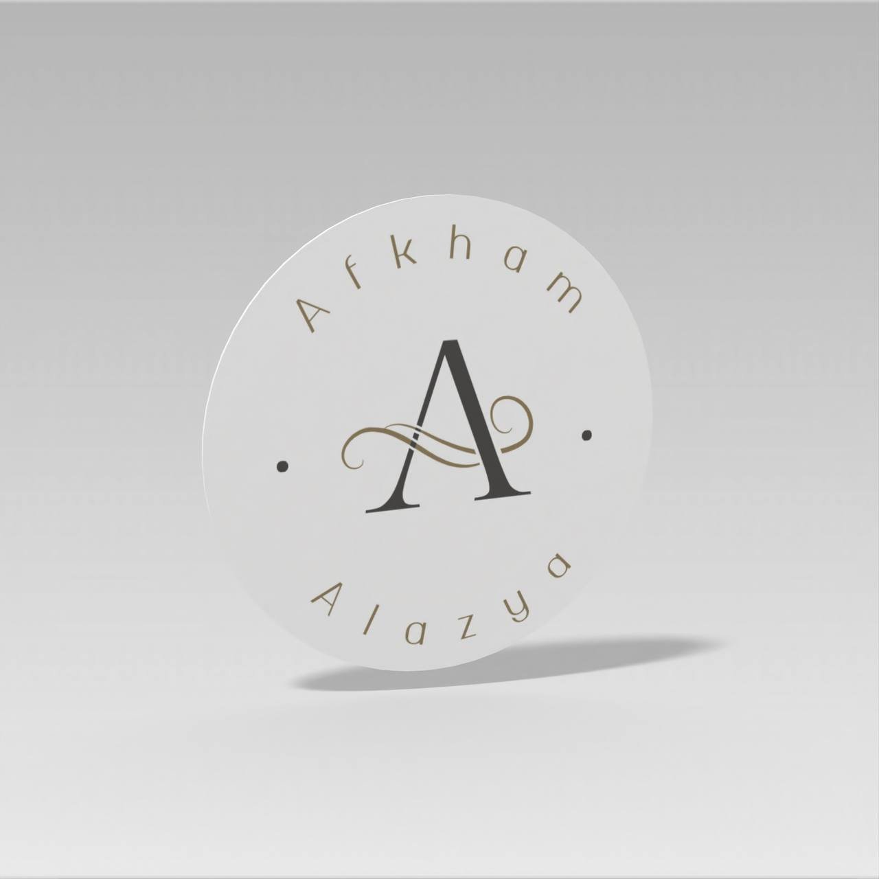 ستيكر دائري (مناسب لورق التغليف)